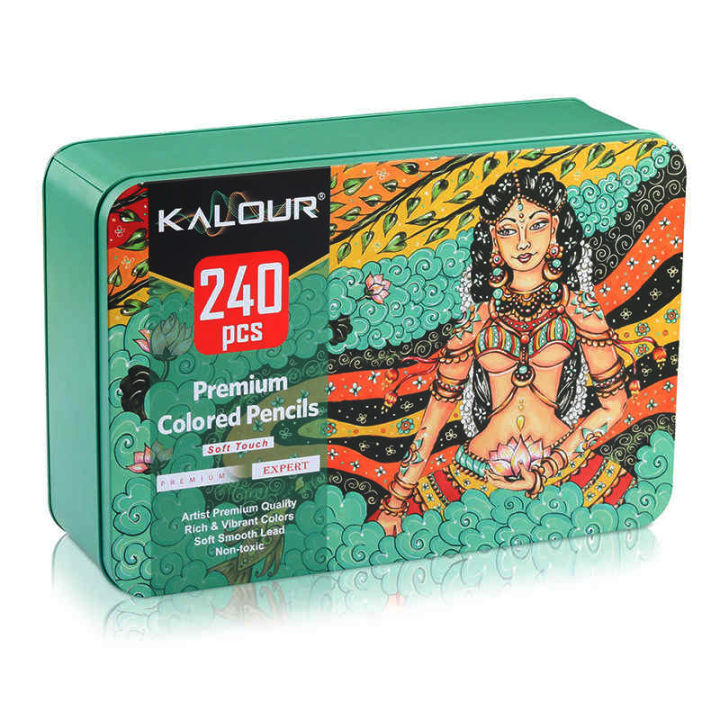 (SG) Colour Pencils KALOUR 50/72/120/180/240/300 Colour Pencils Set