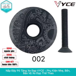 Nắp Đậy Nhôm Pô Tăng Xe Đạp VYCE – Hợp Kim Nhôm Siêu Bền Gọn Nhẹ