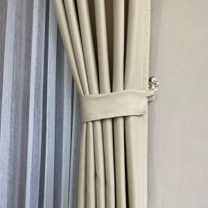 Gorden Blackout Polos Casual White kream Minimalis Elegant Curtains Tebal Tahan Debu kualitaspremium