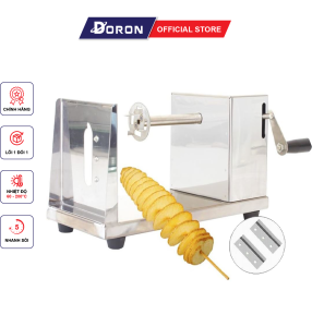 Máy cắt lốc xoáy khoai tây DORON phủ bột phomat chiên thơm giòn
