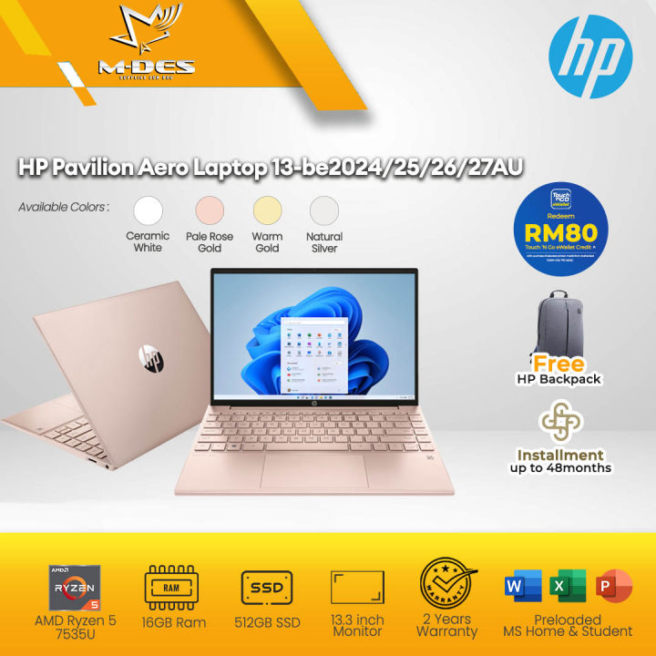 HP Pavilion Aero 13-be2024AU / be2025AU / be2026AU / be2027AU 13.3 ...