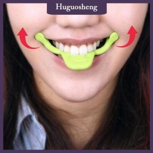 [huguosheng] เครื่องทำหน้ายิ้มช่วยฝึกกล้ามเนื้อยกปากซิลิโคนสำหรับฝึกใบหน้า