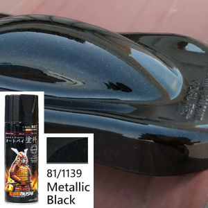Samurai Spray Paint Metalic Color/Hitam Kilat-kilat