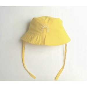 BUCKET BORDIR PELANGI ANAK-ANAK AKSEN TALI/ TOPI ANAK BISA PAKE NAMA