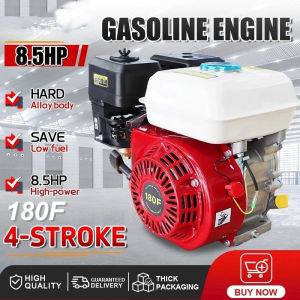 DEKES JAPAN 4-Stroke 7.5-9.5 HP Gas Engine High Speed FourStroke Air Cooled Gasoline Engine Power 168F OHV Single Cylinder Engine