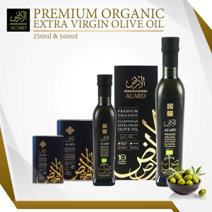 Al ARD PREMIUM ORGANIC MINYAK ZAITUN | PALESTINIAN PREMIUM ORGANIC OLIVE OIL (250ml)