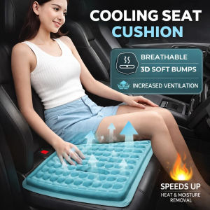 Gel Cushion Car Office Seat Cooling Pad Breathable Honeycomb Design Ergonomic Chair Cushion Summer Comfort