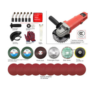 Mesin Gerinda Tangan 4 inch angle grinder mesin / Grinder Mata Potong Poles Piringan Amplas /  gerinda murah berkualitas-Gerinda Power Tools