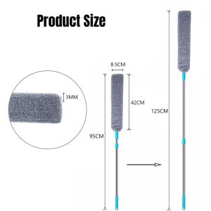 Cleaning Brush Feather Duster Dust Crevice Bed Bottom Broom Microfiber cleaner Bulu Ayam Debu Celah Katil Penyapu Bawah