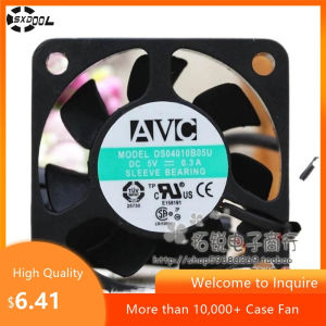 พัดลม 40 มม. 4 ซม. สำหรับ AVC DS04010B05U 4010 DC 5V 0.3A พัดลมระบายความร้อน 2 สาย