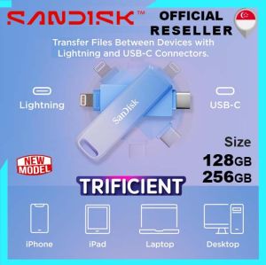 SG] SanDisk Creator Phone Drive | 2-in-1 Lightning & Type-C Flash Drive