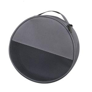 Đĩa tròn túi đựng với dây kéo và xử lý cho cắm trại ngoài trời Bộ đồ ăn lưu trữ món ăn tổ chức Dã Ngoại tấm túi