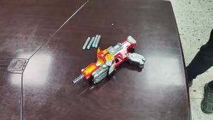 ปืนของเล่นซอฟต์บูลเล็ตอัลลอยด์ใหม่ข้ามพรมแดน 3-in-1 ปืนของเล่นจำลองสำหรับเด็กชายในวันเกิด