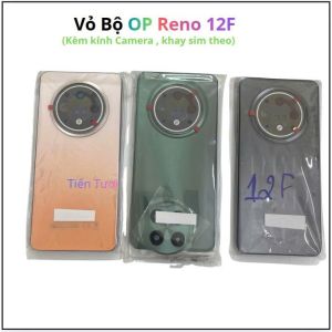 VỎ BỘ RENO 12Fkèm kính camera khay sim