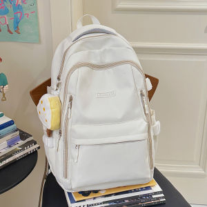 Large-capacity backpack for men casual travel bag laptop bag school bag for middle school students junior high school students and college students trendy