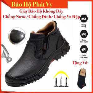Giày Bảo Hộ Lao Động Không Dây Chống Nước Cao Cấp SAFEGO MS909 Chống Đinh/Chống Va Dập/Chống Trơn/Chống Tia Lửa Hàn