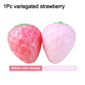 MIRELINA Funny Fruit Shape Squeeze Toy Release Emotion Stretchable Sensory Squeeze Toy Reusable Soft Durable Stress Relief Sensory Ball for Adults Kids
