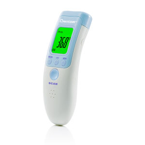 Berrcom Forehead Thermometer for Adults and Kids Non Contact Infrared Thermometer for Object Room Touch-less Digital Thermometer with Fever Alert