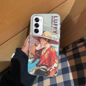 Phone Case OPPO Reno13 F Reno13 Pro Reno13 Reno12 Pro Reno12 F Reno 12 5G New 2024 Cool Onepiece Luffy and Zoro Pattern TPU Transparent Soft Casing OPPO Reno12 F 5G Cover Case