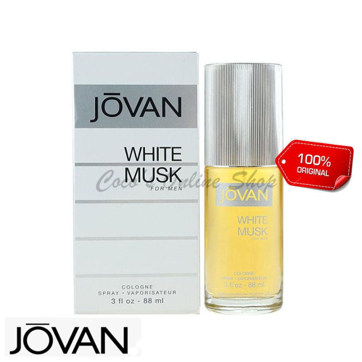 Original Jovan White Musk Cologne Spray for Men Cologne 3.0 oz / 88 ml