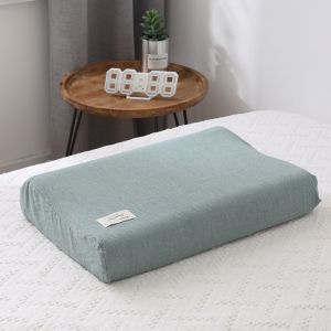 LONGB 1PC 30x50cm Vỏ gối cao su Bông Có thể giặt được Vỏ gối Đơn giản Thoải mái Vỏ gối nhớt Dùng cho phòng ngủ tại nhà