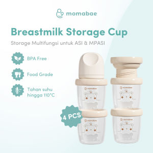 MOMABAE - Breast Milk Storage Cups l Pompa Asi l Tempat Asi l Mpasi l Botol Asi