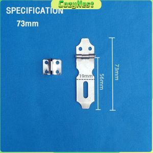 C.N. Safety Hasp Latch Lock Stainless Steel Cabinet/Door Latches with Screws