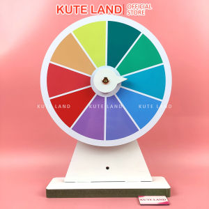 Vòng quay trúng thưởng 10 ô may mắn diệu kỳ làm event giảm giá trò chơi quà tặng giáo cụ dạy học