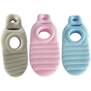 Portable Inflatable Maternity Bed With Ergonomic O Shape And Adjustable Firmness Maternity Pillow