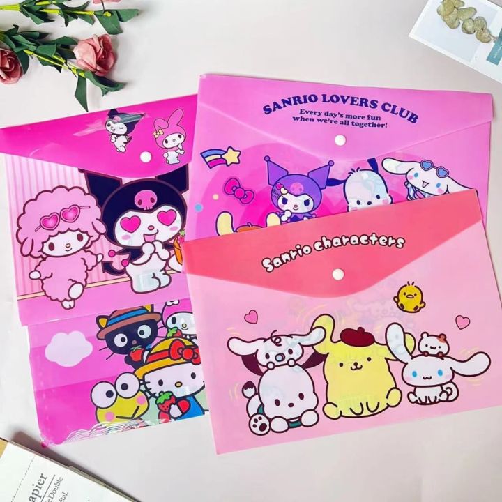 *UJV* Sanrio A4 Fail Alat Tulis Sekolah Sanrio Family Kuromi Melody ...