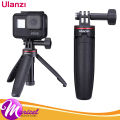Ulanzi Action Camera Mini Extendable Pole Selfie Stick Monopod 3-Prong Mount w/ Tripod for Insta360, DJI Osmo, GoPro, Akaso, SJCAM etc MT-09. 
