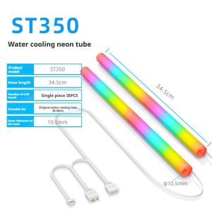 COOLMOON AOSOR ST350 ST390 ARGB LED AIO Tube Sleeve 360° Panoramic Soft Light Water Cooling
