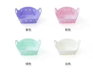 Kirilgu Multi-functional portable fruit basket outdoor travel folding basket hand-held basket folding cutting board Z5Q1T