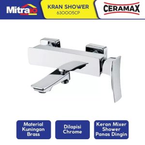 Ceramax Kran Shower Air Panas Dingin Chrome 630005CP