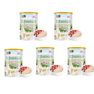 【现货】300g 0蔗糖五白 混合即食麦片 halal Five 5 White Multi Grain Oat  5白 薏苡仁 山药 茯苓大米片 青稞 代餐饱腹 养胃 祛湿 糖尿人/nack healthy 早餐麦片