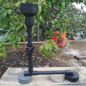 Skimer Kolam koi Skimmer Putar 4inc Kolam Ikan Paket Skimer Putar Full Set Vacum Drain