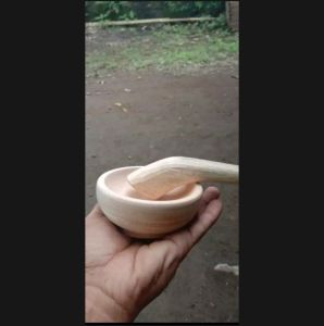 PROMO TERLARIS...... cobek + ulekan KAYU MAHONI 24 20 18 17 14 cm dan ukuran mini