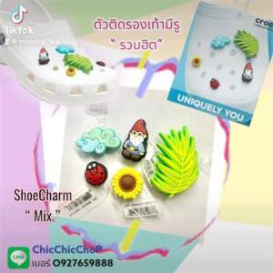 JBS ตัวติดรองเท้ามีรู รวมมิตร ฮิต Shoe charm mix mix งานshop ราคาดี งานดี