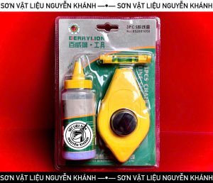 Búng mực Berry Lion – Bộ dây lấy dấu thẳng kèm bình mực và thước thủy tiện dụng cho thợ xây & mộc