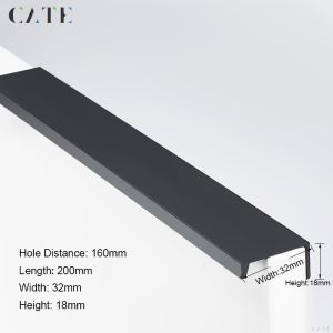 【500/800/1000mm】Embedded Wardrobe Door Handle for Edge-Mounted Cabinets and Wardrobes Pull Handle