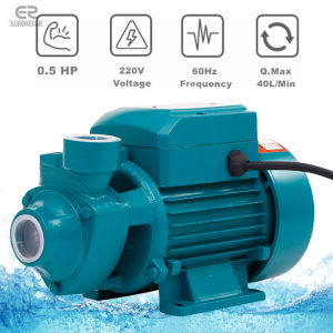 Electric Jet Pump 370W 0.5HP Household Electric Self-priming Jet Booster Pump Tap Water Pipe Shallow Well Water Pump