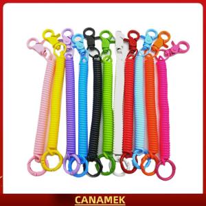 Miễn phí vận chuyển✨ Đầy Màu sắc tôm hùm Clasp ID chủ thẻ Dây Móc Khóa chống mất mùa xuân dây có thể thu vào Keychain chuỗi điện thoại di động