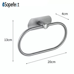 Oval Towel Ring Stainless Steel Hanger Towel Rail for Bathroom Kitchen Accessories Wall Mounted Hand Towel Racktowel hanging racktowel rack stand