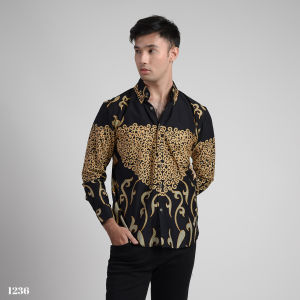 Dgm Fashion1 NEW Baju Kemeja Batik Premium Panjang Pria Best Seller Gradation/Batik Panjang/Batik Pendek/Batik Songket/Songket Man/Batik Pria/Kemeja Men/Kemeja Formal/Kemeja Pria/Kemeja Tartan/Kemeja Flanel/Flanel Pria/Kemeja Distro/Kemeja Bunga AA 1236