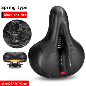 BenMaxx Wide carbon Saddle Cushion Seat Bicycle Rear Seat Soft Bicycle Seat Cushion Extra Wide Comfort Waterproof Saddle Dual Shock Absorbing for MTB Mountain Road Bike