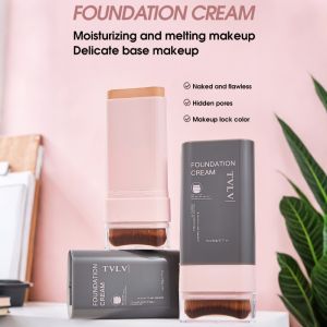 Clear Foundation Stick 5in1 Eraser Concealer Foundation Silky Dual Head Foundation Stick Clear Foundation Eraser