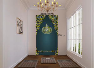 wallbanner wallpaper-banner Dekorasi Musholla - Mihrab Dekorasi dinding ruang Musholla Rumah Kantor dll - Dinding Murah Dekorasi