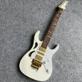 Ibanez PIA3761 Electric Guitar White/Black/Gold/Green Professional Guitar. 