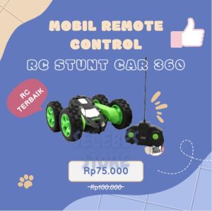 Mainan Mobil Remote Control RC Stunt Car 360
