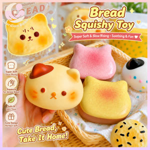 Bread Squishy Toy Soft Slow Rebound Stress Relief Sensory Fidget Squeeze Toy Gift for Kids Adults